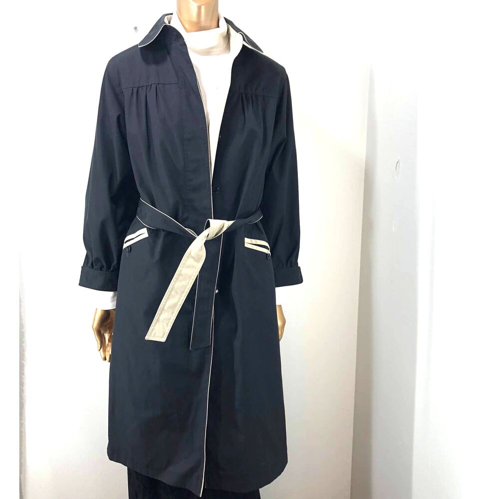 Vintage Rain Shedder Trench Coat Belted Long 9/10